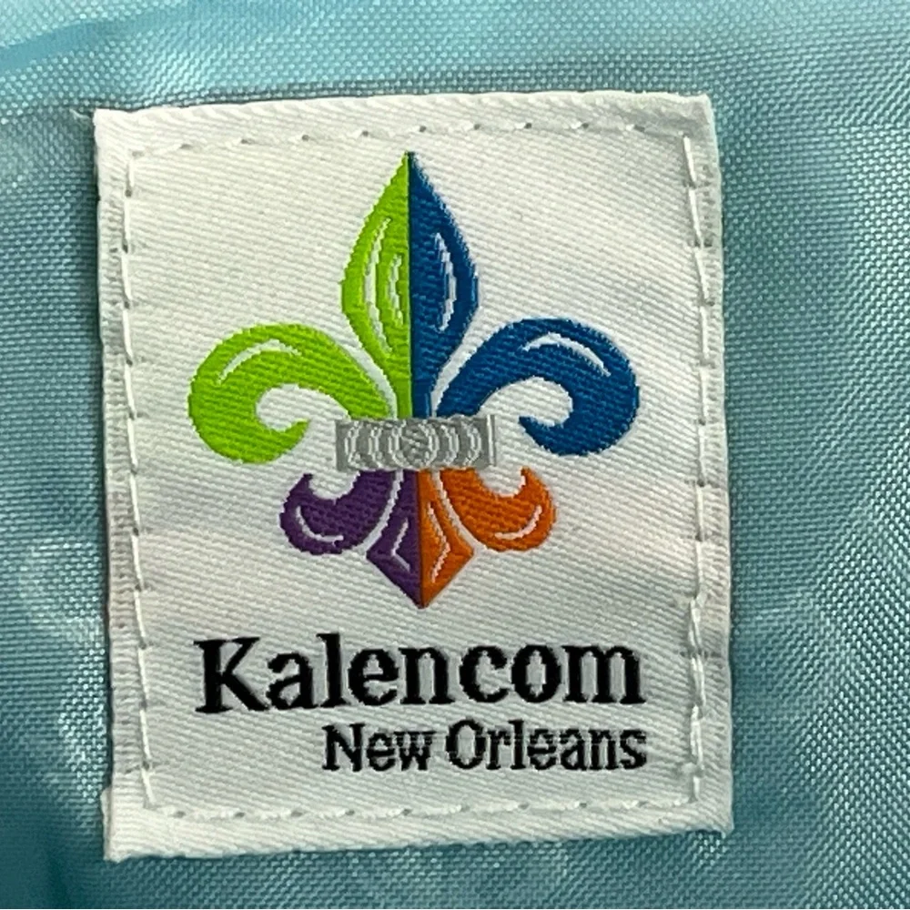 Kalencom New Orleans‎ Toile Chocolate/Blue Adjustable Strap Diaper Bag